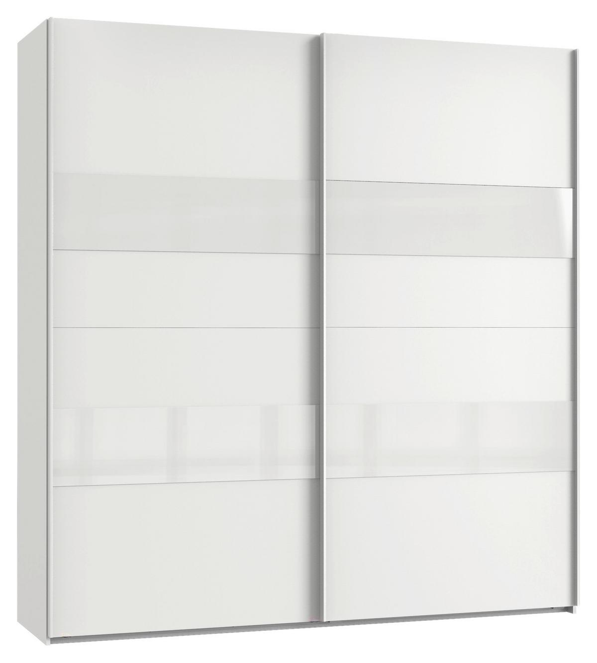 Dulap cu uși culisante ALTONA - alb, Konventionell, material pe bază de lemn (135/200/64cm) - Modern Living