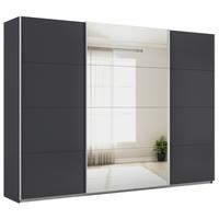 DULAP USI CULISANTE FELDKIRCH - argintiu/antracit, Modern, material pe bază de lemn (315/229/62cm)