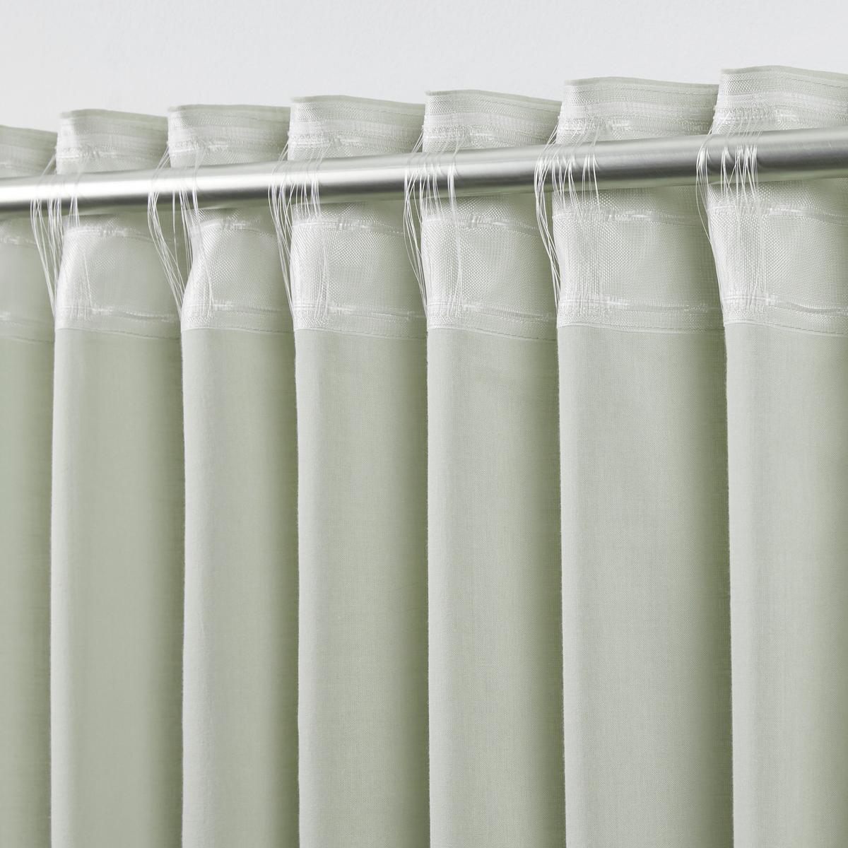 Draperie prefabricată Bio Luise - verde, Natur, textil (140/255-267cm) - ecoTree