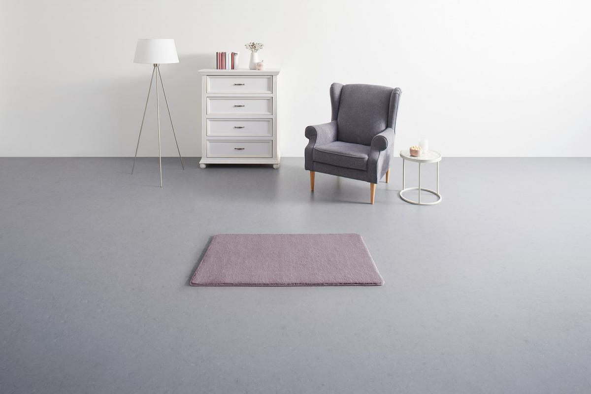 Műszőrme Szőnyeg Tom 50/80 - lila/bézs, Konventionell, szőrme (50/80cm) - Mömax