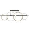 LED-TAKLAMPA CARSTEN - champagne/svart, Basics, metall/plast (95/40/7cm)