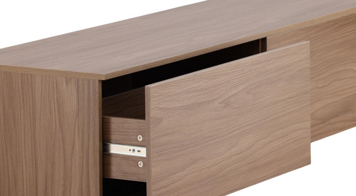 LOWBOARD FRIHAMN - Braun, Design, Holz (160/35/45cm) - Livetastic