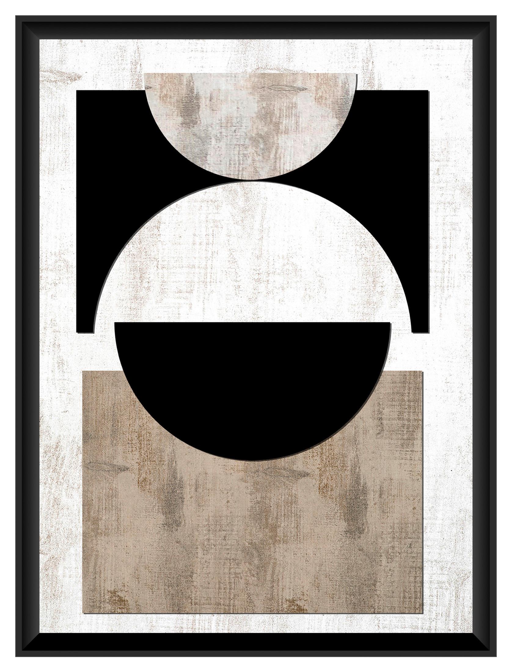 Bild Nero Multicolor ca. 30x40cm - Multicolor/Schwarz, Holzwerkstoff/Papier (30/40cm) - Modern Living