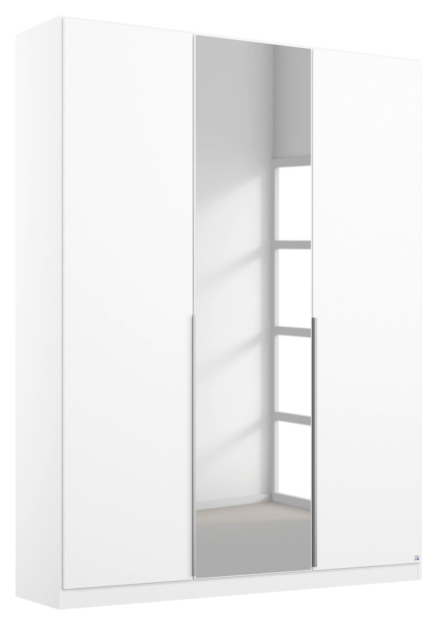 DULAP USI ROTATIVE ALABAMA - argintiu/alb, Modern, material pe bază de lemn (136/229/54cm) - Modern Living