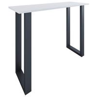 Bartisch XONA Schwarz/Weiß ca.140x102x50cm - Schwarz/Weiß, KONVENTIONELL, Holzwerkstoff/Metall (140/50/102cm)