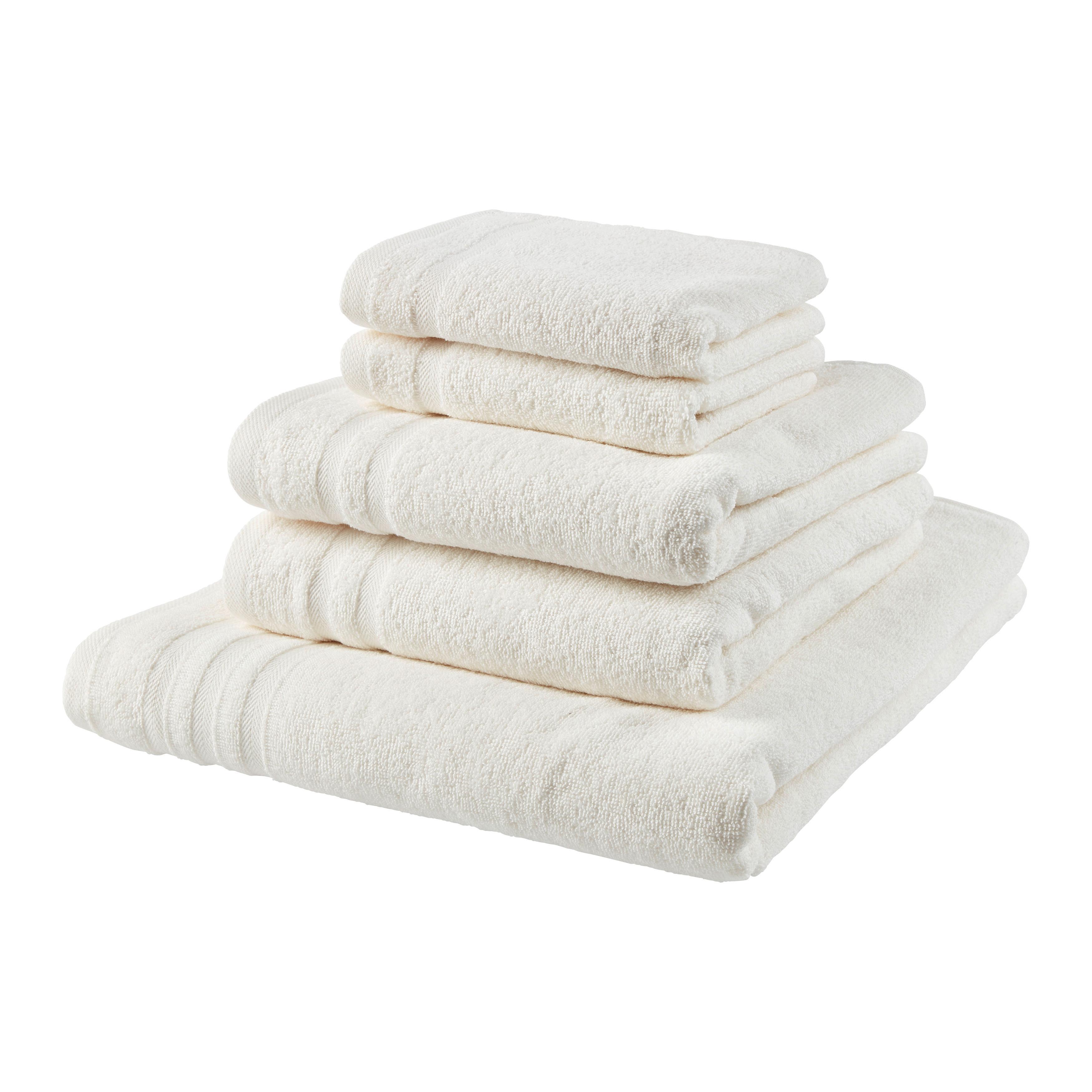 Frotierset Romana Naturfarben 5-tlg. ca. 30x50cm - Naturfarben, KONVENTIONELL, Textil (30/50cm)