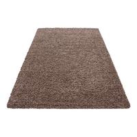 Hochflorteppich Life Hellbraun ca. 140x200cm - Hellbraun, KONVENTIONELL, Textil (140/200cm) - Novel