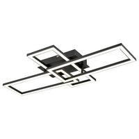 LAMPA SUFITOWA LED FERM - czarny, Modern, tworzywo sztuczne (65/34,8/7,3cm) - Premium Living