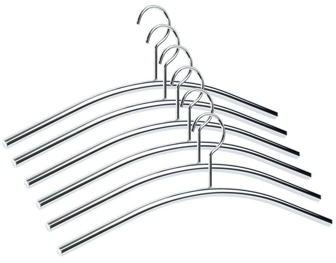 ZESTAW WIESZAKÓW NA UBRANIA PERRY 13 - kolor chromowy, Konventionell, metal (43cm)
