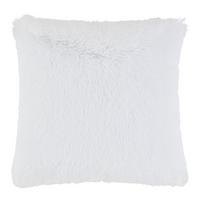 Zierkissen Fluffy in Weiß ca. 45x45cm - Weiß, ROMANTIK / LANDHAUS, Textil (45/45cm) - Modern Living