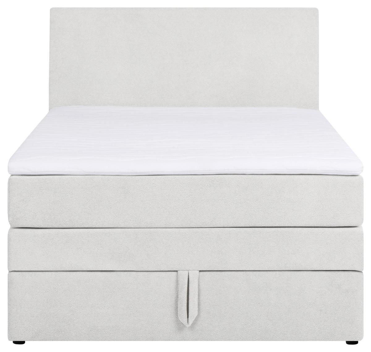 PAT BOXSPRING WICKIE - gri deschis, Konventionell, lemn/metal (140/200cm)