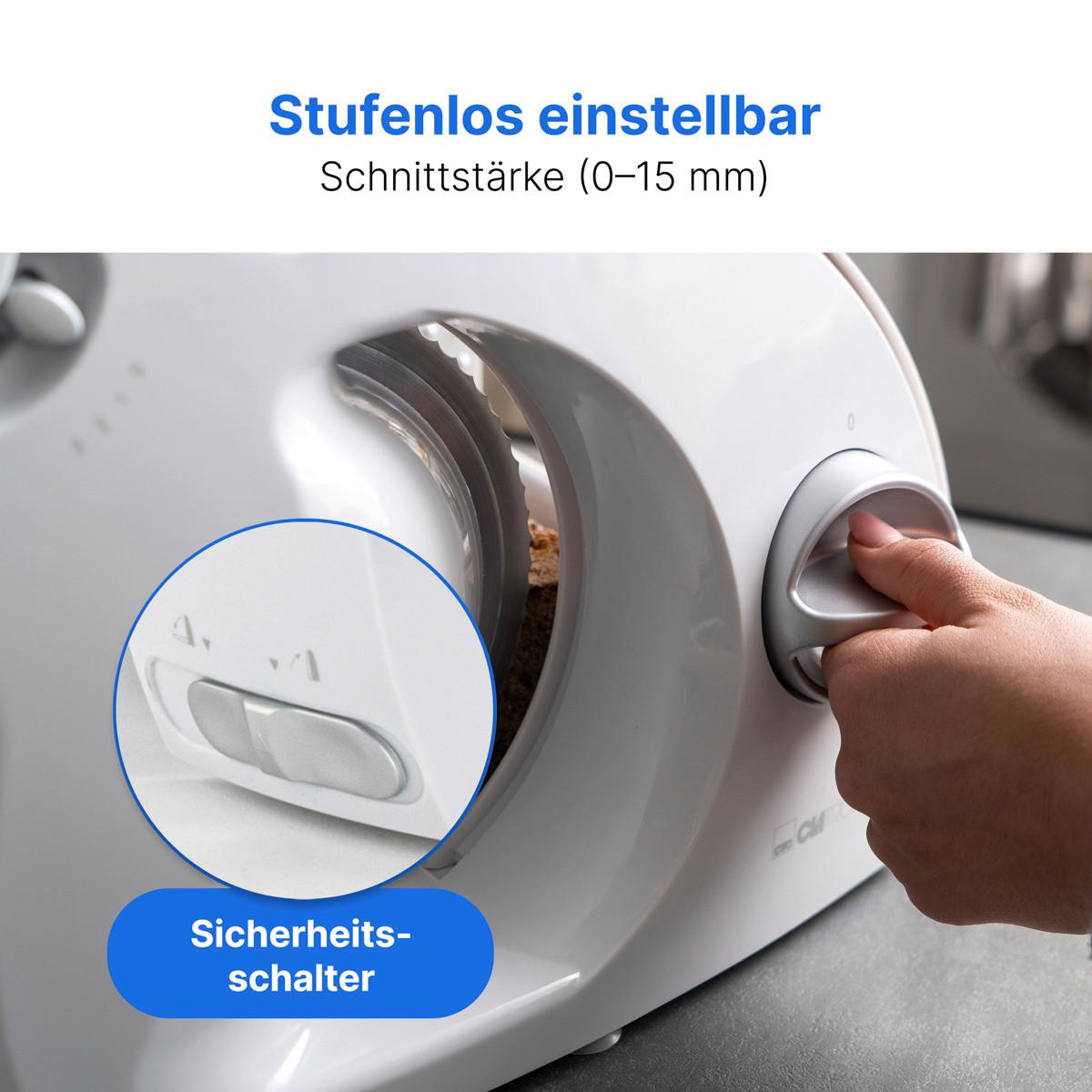 KRAJALNICA UNIWERSALNA AS 2958 - biały, tworzywo sztuczne/metal (29,5/24/33,5cm) - Clatronic