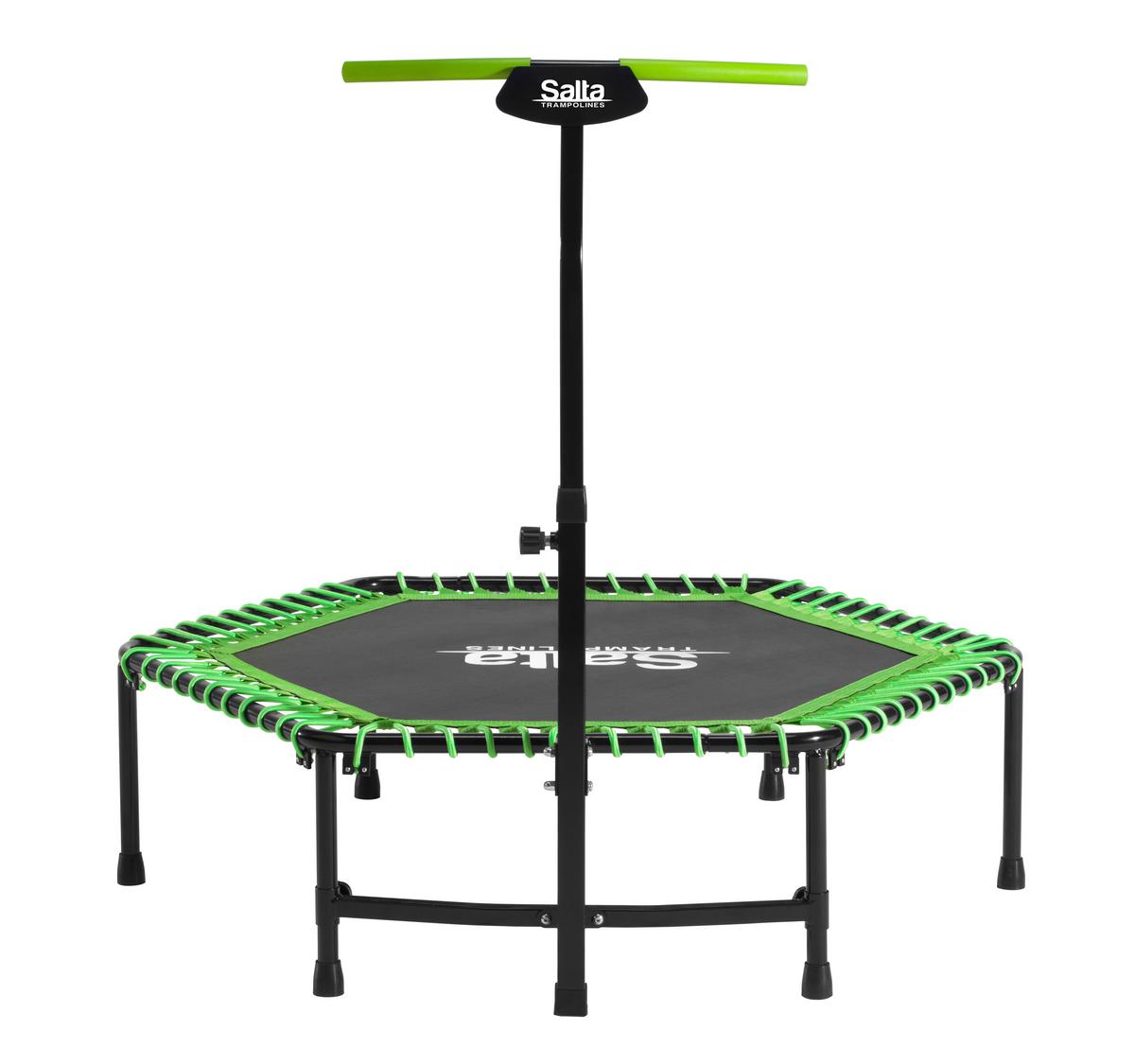 Fitnesstrampolin Salta Ø ca. 128cm - Grün, KONVENTIONELL, Kunststoff/Textil (128cm) - Atrigo