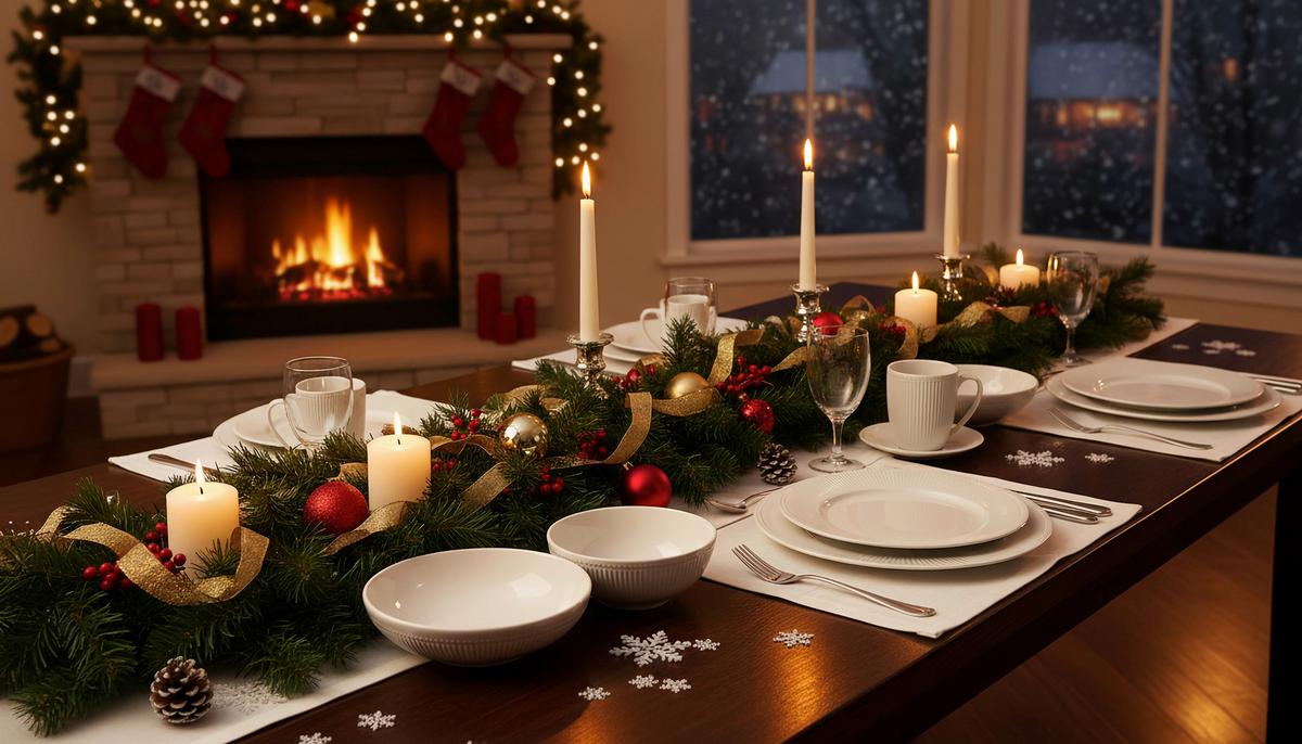 SERWIS OBIADOWO-ŚNIADANIOWY NELE - biały, Konventionell, ceramika - Landscape