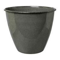 Kaspó Átm.: Kb. 22cm Talara I - szürke, Basics, fém (22cm) - Premium Living