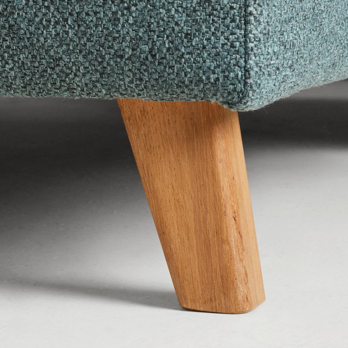 Ecksofa Leaf Grün - Eiche dunkel/Beige, MODERN, Holz (160/85/238cm) - ecoTree