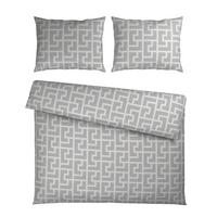 Bettwäsche Mäander XXL Naturfarben ca. 200x220cm - Naturfarben, ROMANTIK / LANDHAUS, Textil (200/220cm) - Mömax