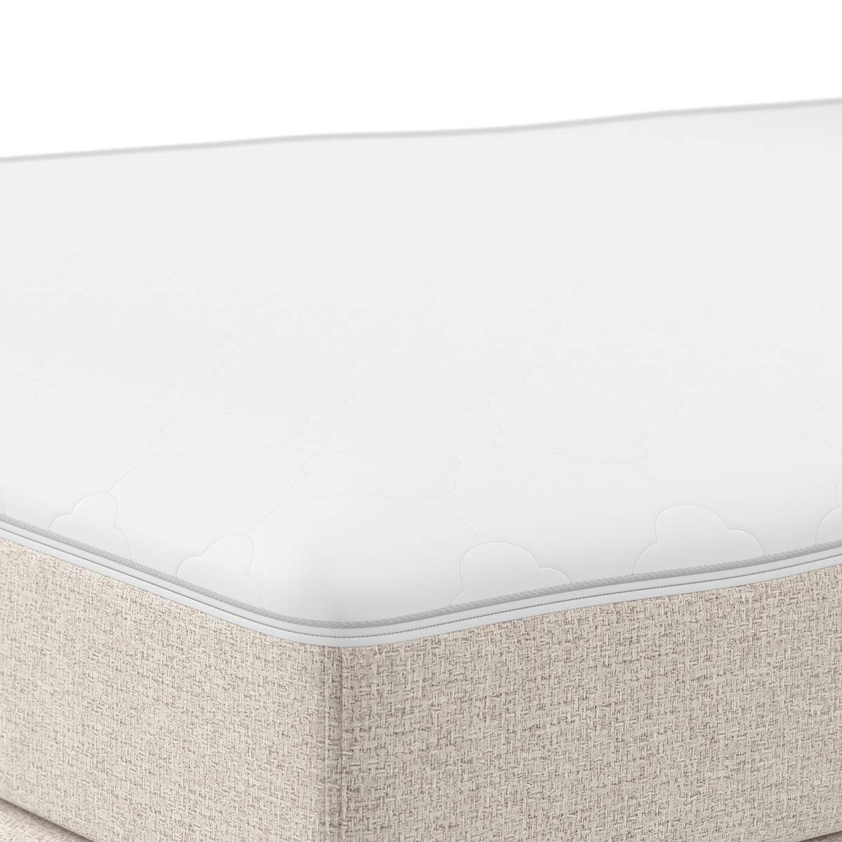 Pat boxspring Marco Beige, cca. 140x200 cm - crem, Modern, lemn/textil (140/200cm) - Bessagi Home
