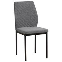 Stol Mia -based-, Siva - siva/črna, Basics, kovina/tekstil (44/90/56cm) - Based