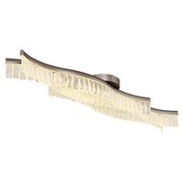 Led Stropna Svjetiljka Juliet - boje grafita/prozirno, Design, metal/plastika (108/18/13cm) - Globo