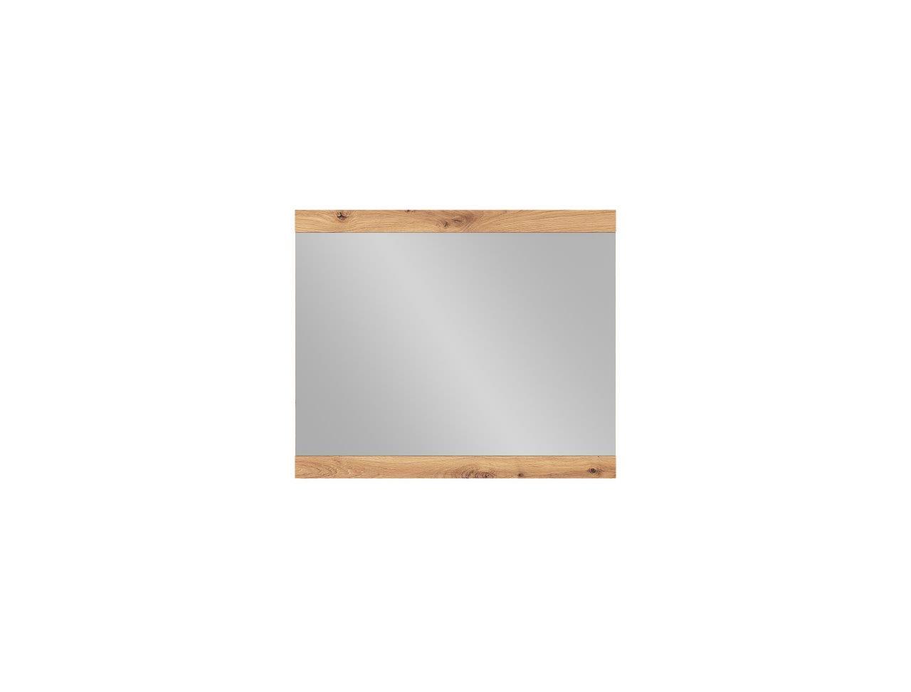 Oglindă TURINO - culoare lemn stejar, Modern, sticlă/material pe bază de lemn (86/72/2,2cm) - Modern Living