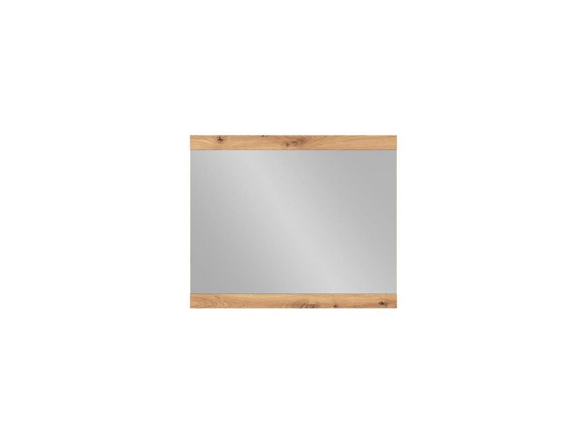 Ogledalo Turino - boje hrasta, Moderno, staklo/drvni materijal (86/72/2,2cm) - Modern Living