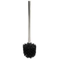 Perie WC Kosmo - culoare inox/negru, Konventionell, plastic/metal (8/35cm)