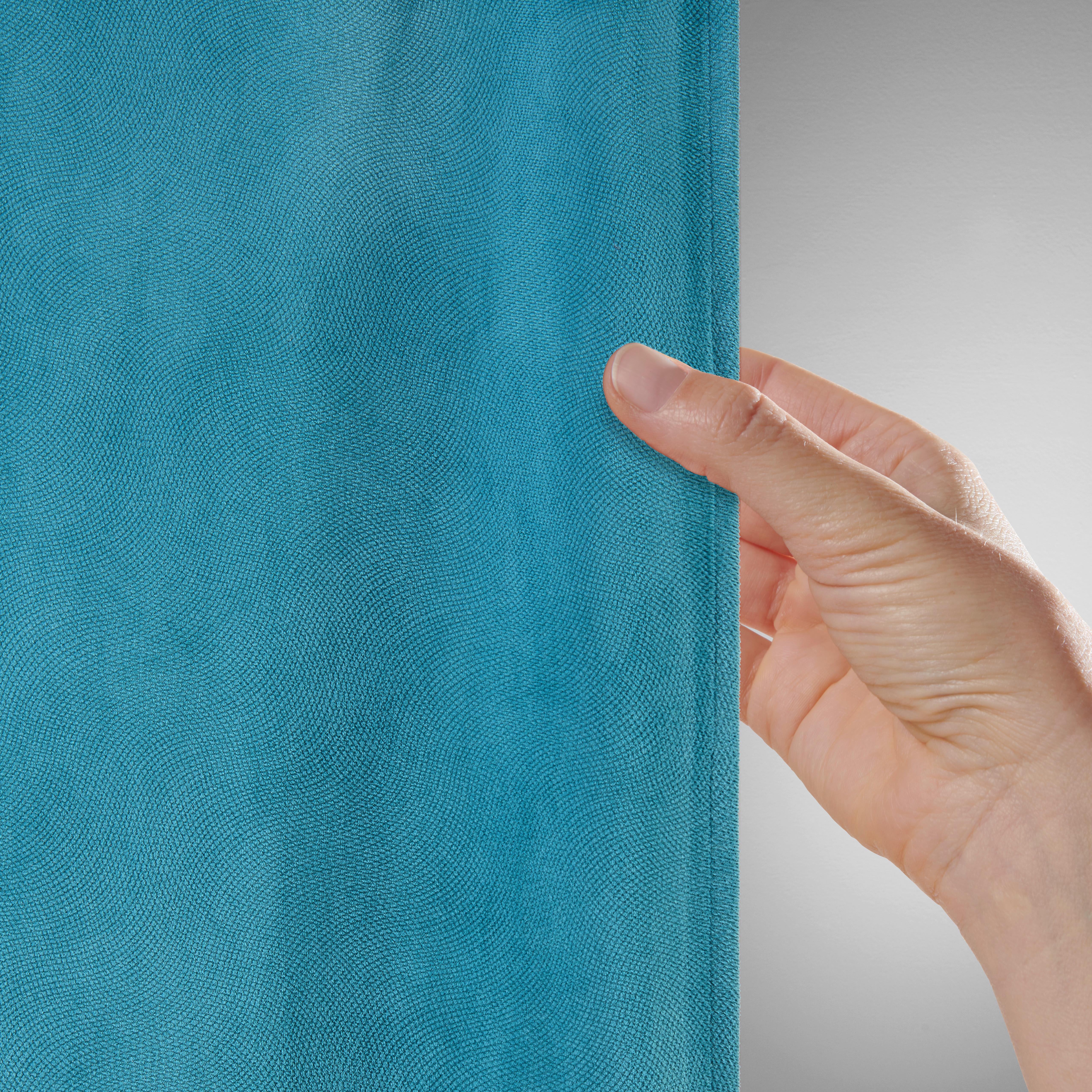 GARDINLÄNGD BIANCA - jadegrön, Klassisk, textil (140/245cm) - Modern Living