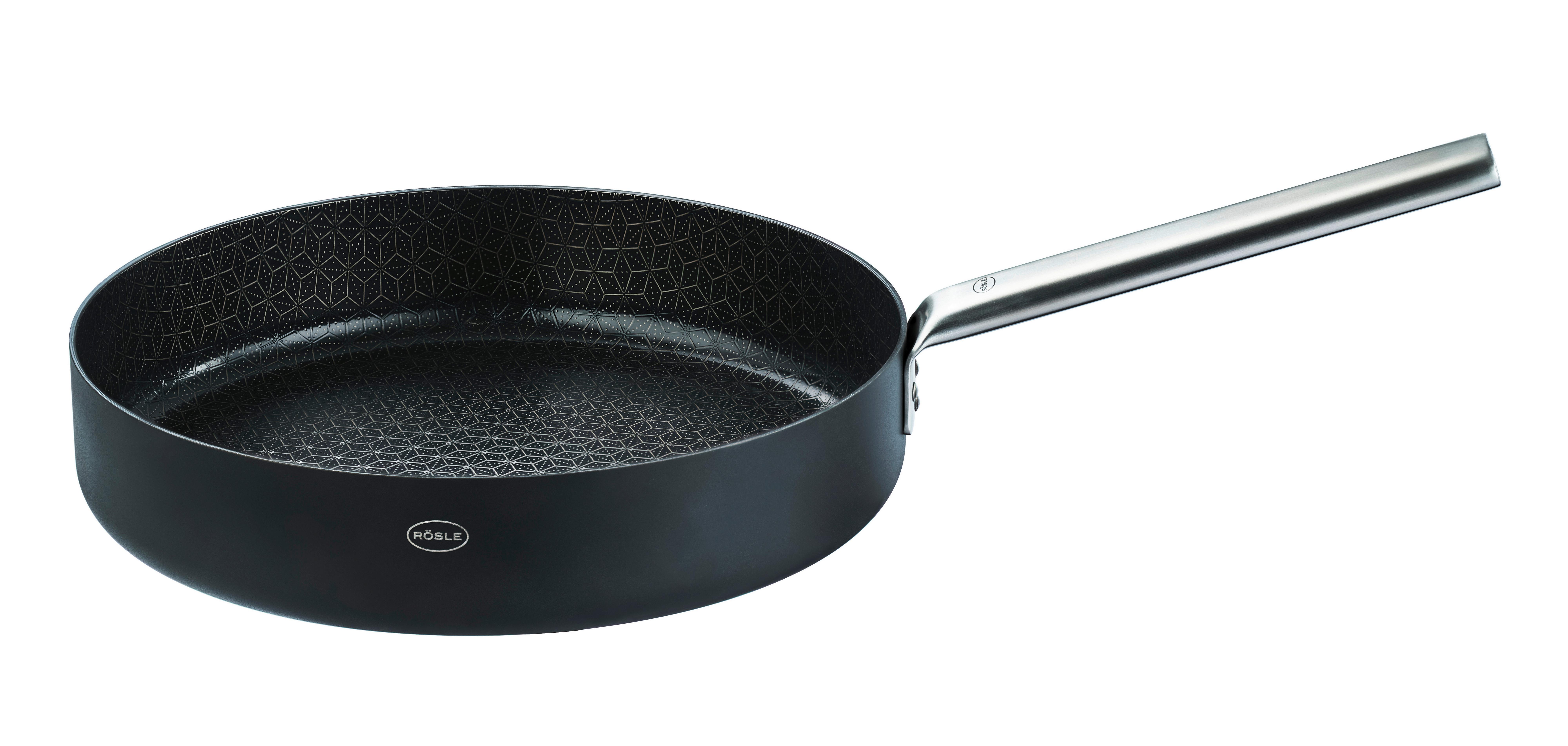 PATELNIA DO SMAŻENIA 911057 - czarny, Basics, metal (24cm) - Rösle