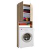 Waschmaschinenschrank LONA Sonoma Eiche ca. 64x182x27cm - Sonoma Eiche, Basics, Holzwerkstoff/Kunststoff (64/182/27cm) - MID.YOU
