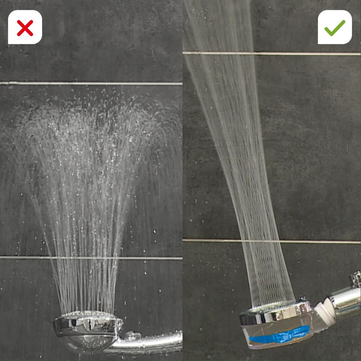 Zuhanyfej Aquadon Ecotornado Blu - kék, Modern, műanyag - Mediashop