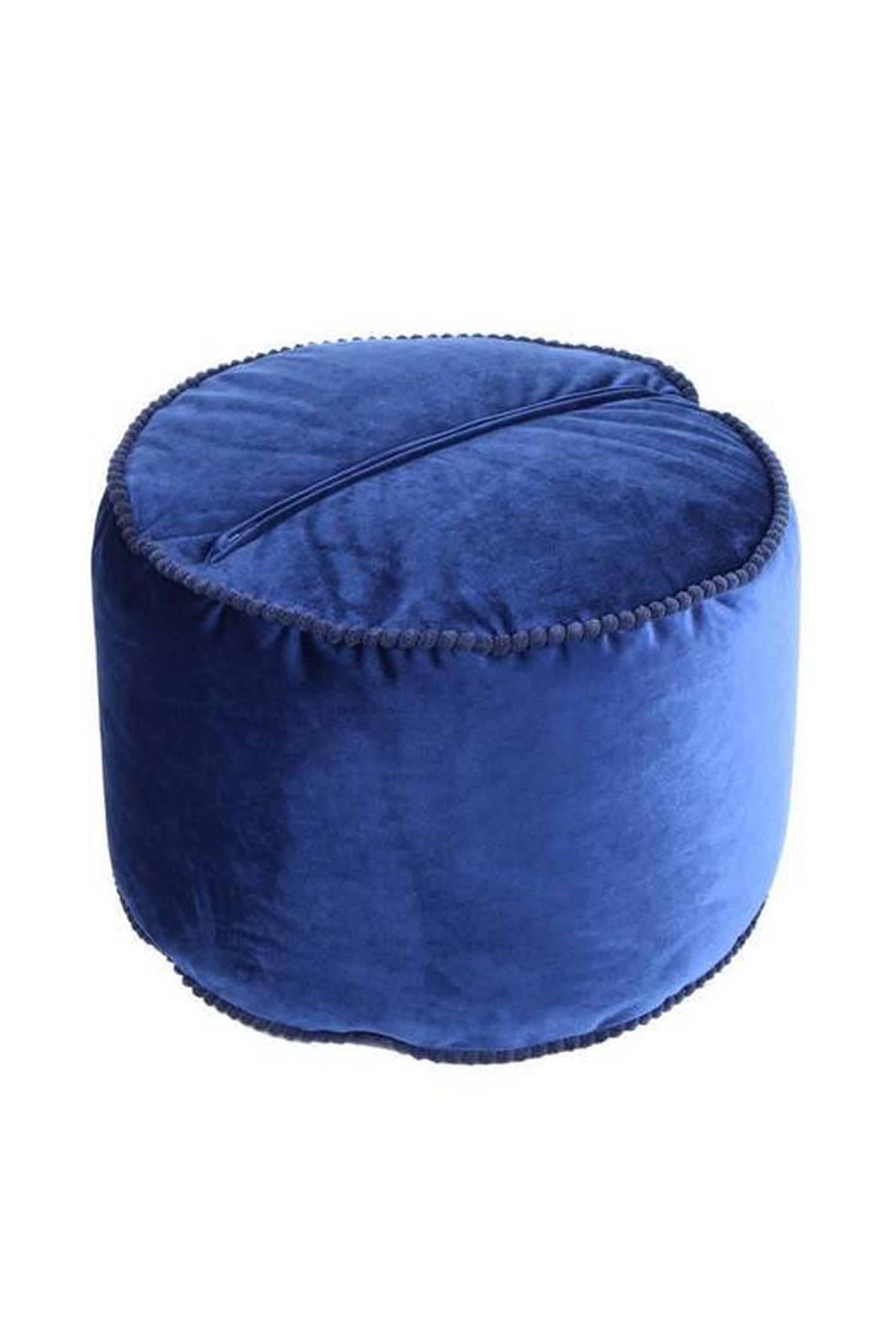 POUF XTY35 - Blau, Basics, Textil (47/32/47cm) - Kayoom