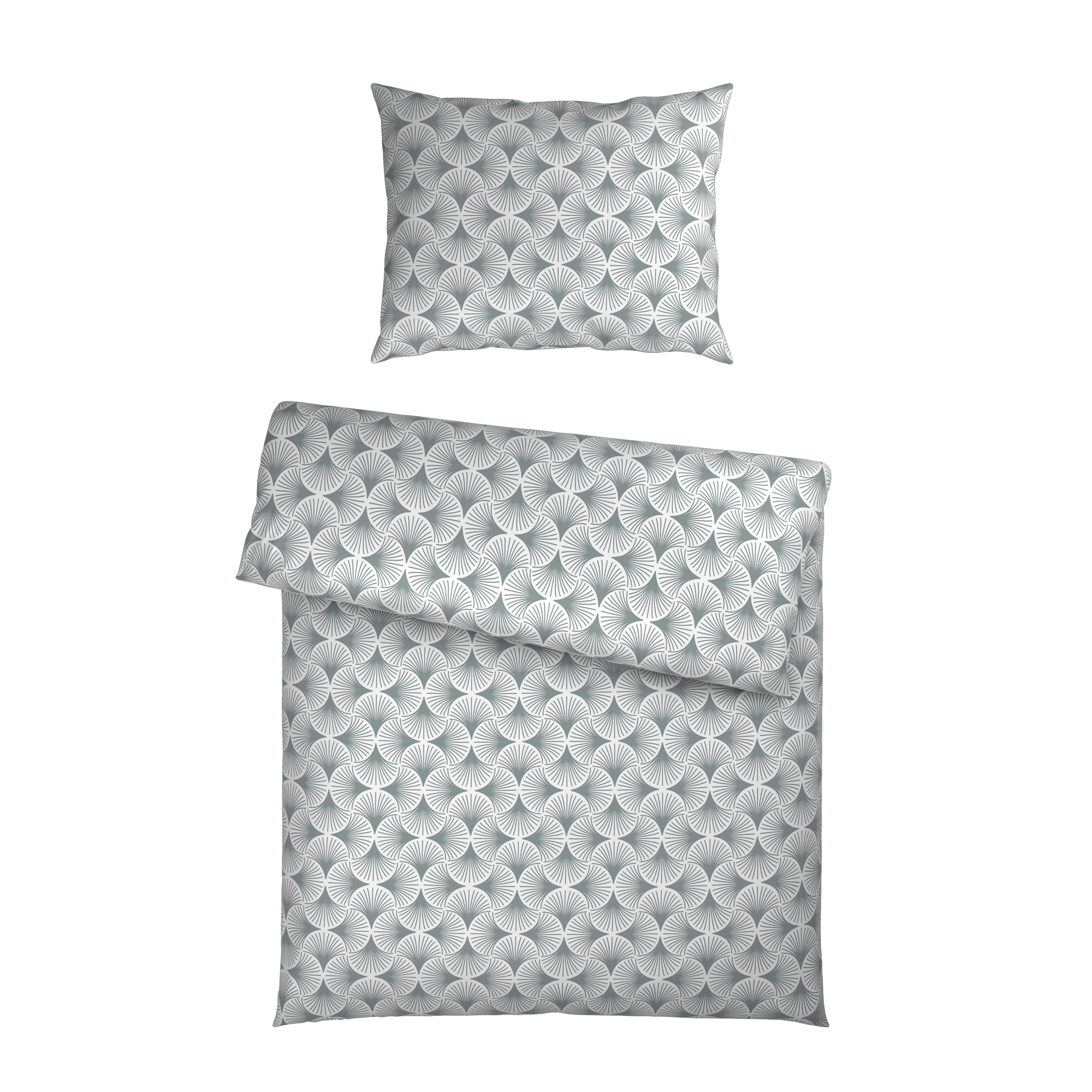 Bettwäsche Silva Silber ca. 140x200cm - Silberfarben, KONVENTIONELL, Textil (140/200cm) - Mömax