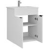 WASCHTISCHKOMBI NAPOLI -EXKLUSIV- - Schwarz/Weiß, MODERN, Keramik/Holzwerkstoff (60/78/46cm) - Mömax