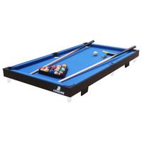 Billardtisch Blau/Schwarz - Blau/Schwarz, KONVENTIONELL, Holz/Kunststoff (64/12/118cm) - Ambia Garden