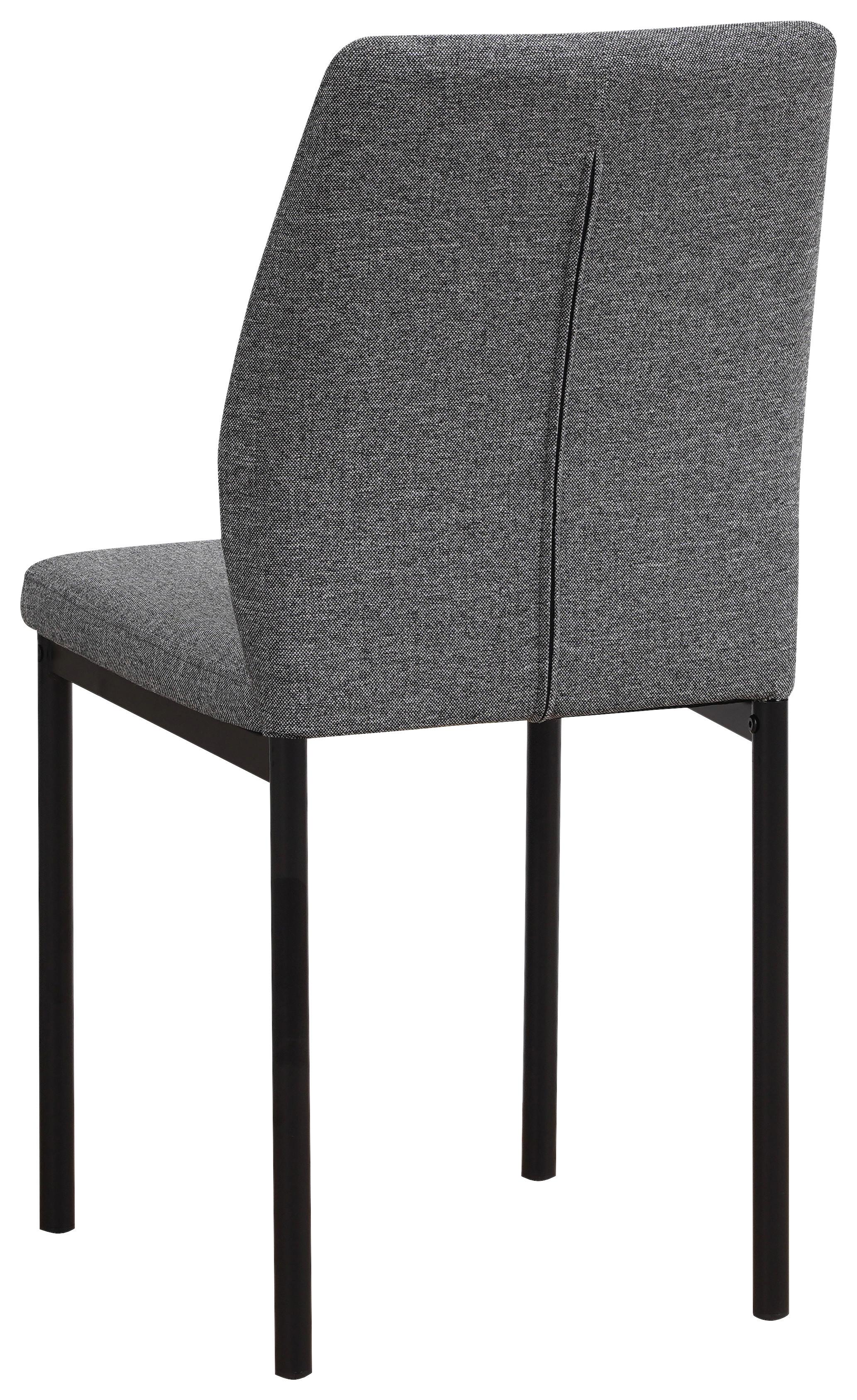 STOL MIA -BASED- - grå/svart, Basics, metall/textil (44/90/56cm) - Based
