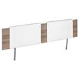 Oblazinjeno Vzglavje Bellia - bela, tekstil (60/38.4/3.8cm) - Mömax modern living