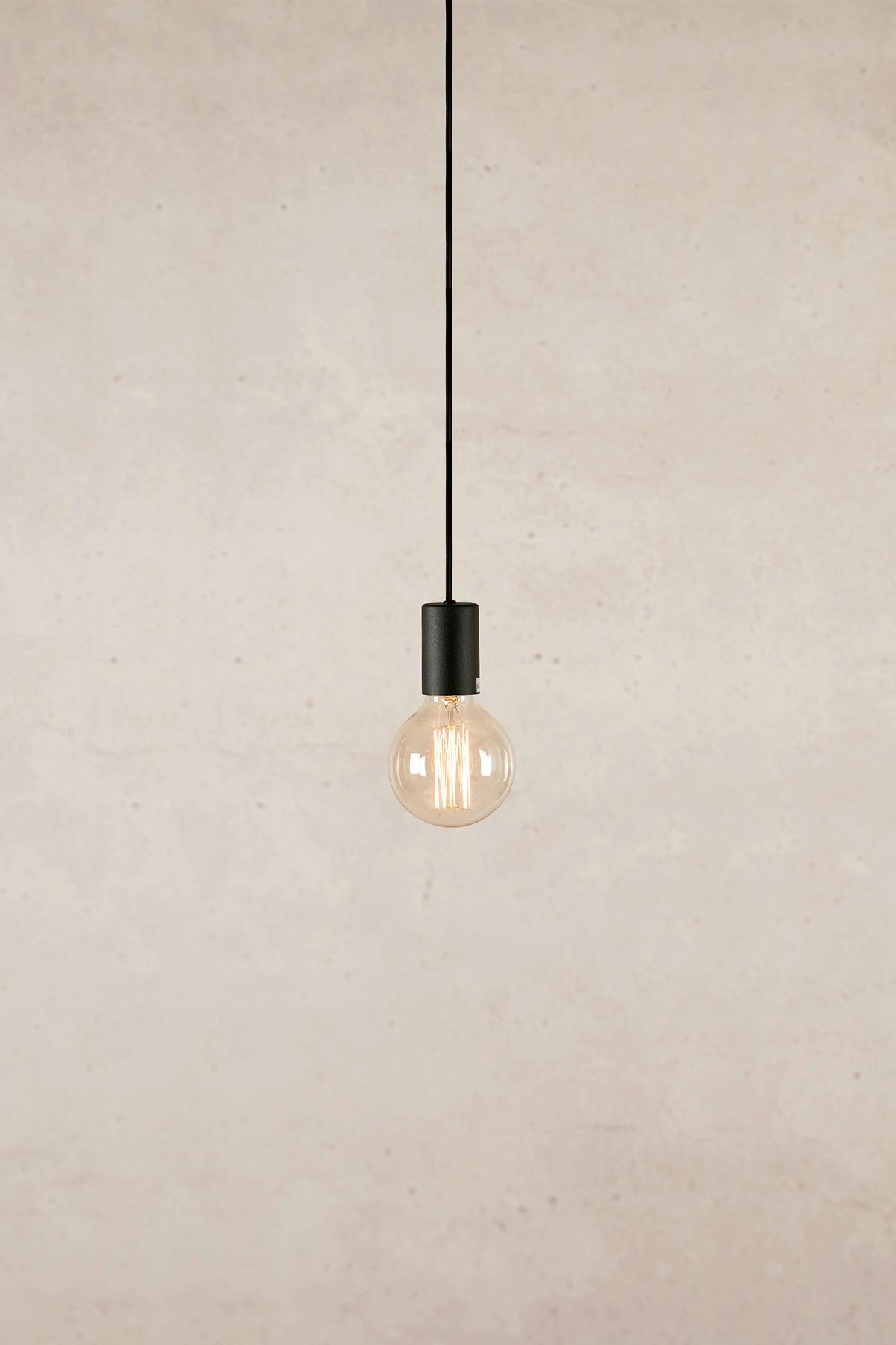 Hängeleuchte Cielo Pendant Schwarz max. 40 Watt - Schwarz, Basics, Metall (4,3/4,3/6,5cm) - Markslöjd