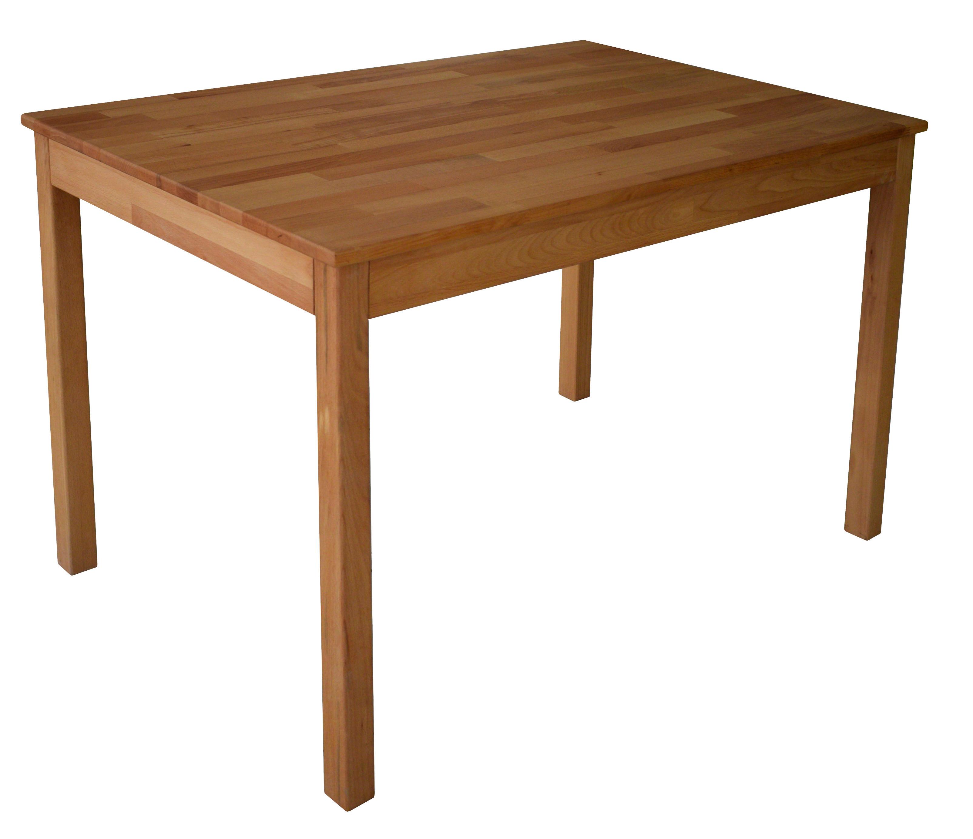 STÓŁ DO JADALNI ALEX - kolor bukowy, Konventionell, drewno (110/70/75cm) - Carryhome