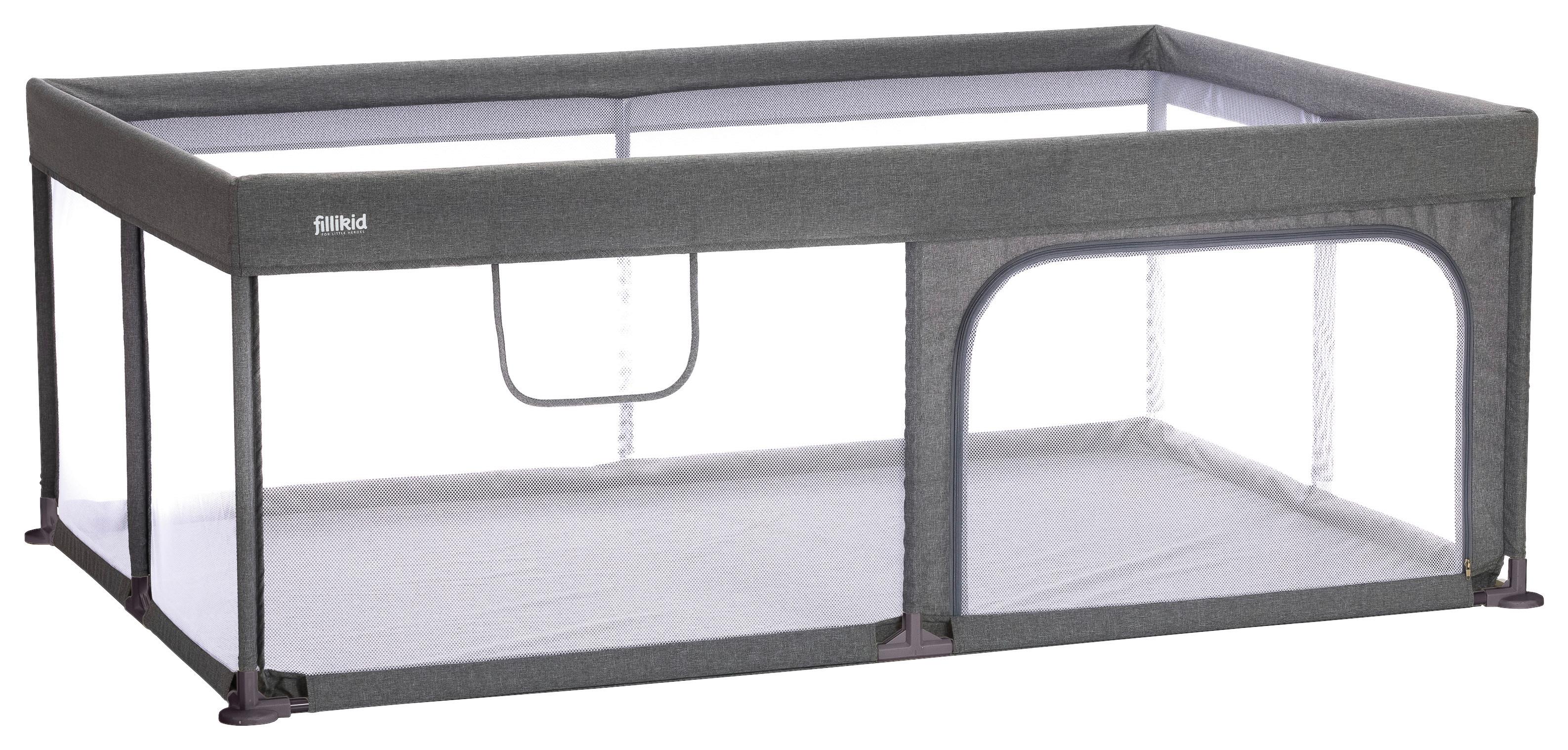 KOJEC NA KÓŁKACH 4050-17 RIO XL EXTRA GROSS - szary, Basics, tworzywo sztuczne/metal (180/120/68cm) - Fillikid