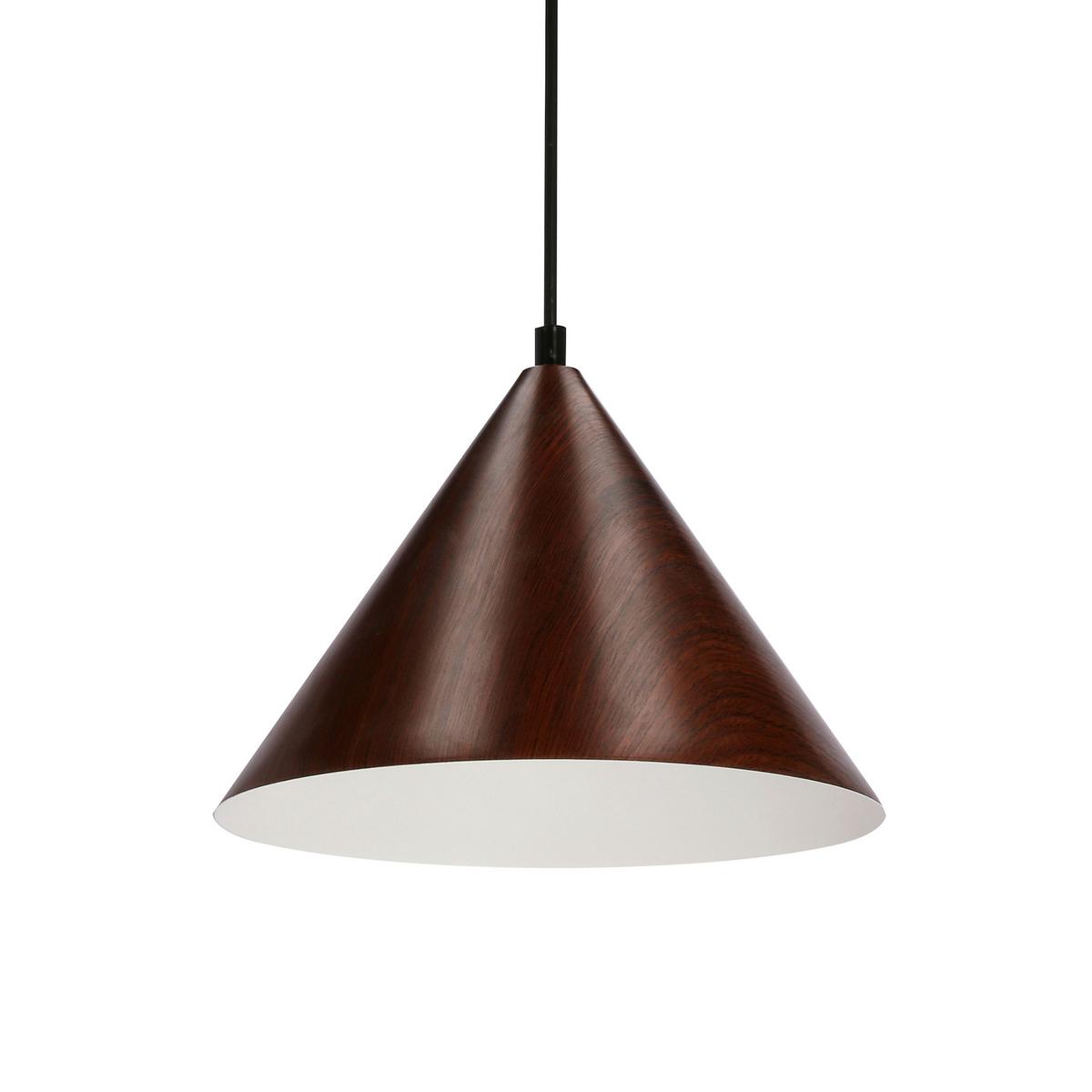 Viseća Svjetiljka Dunca - boje oraha/crna, Design, metal (25/25/110cm)