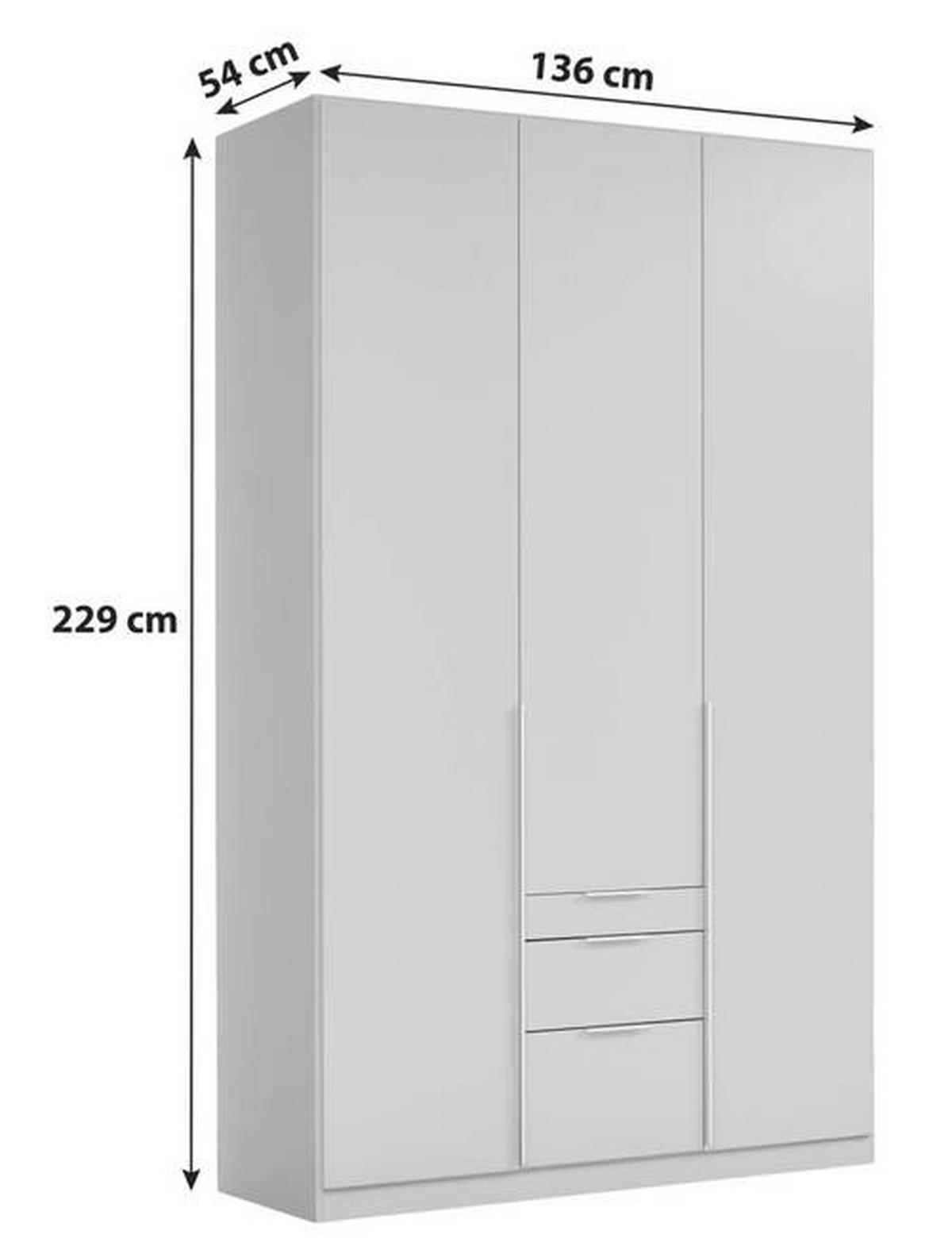 DULAP USI ROTATIVE ALABAMA - stejar Sonoma, Modern, material pe bază de lemn (136/229/54cm) - Modern Living