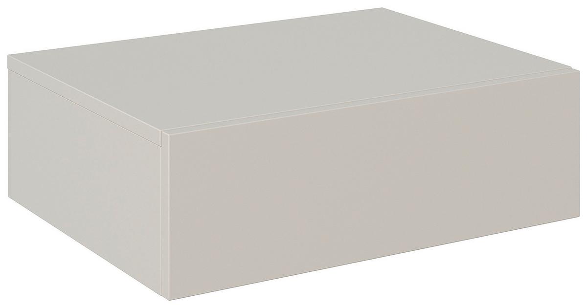 SZAFKA NOCNA NEWNIQ - beżowy/kaszmir, Design, materiał drewnopochodny (50/16/40cm) - Hom`in
