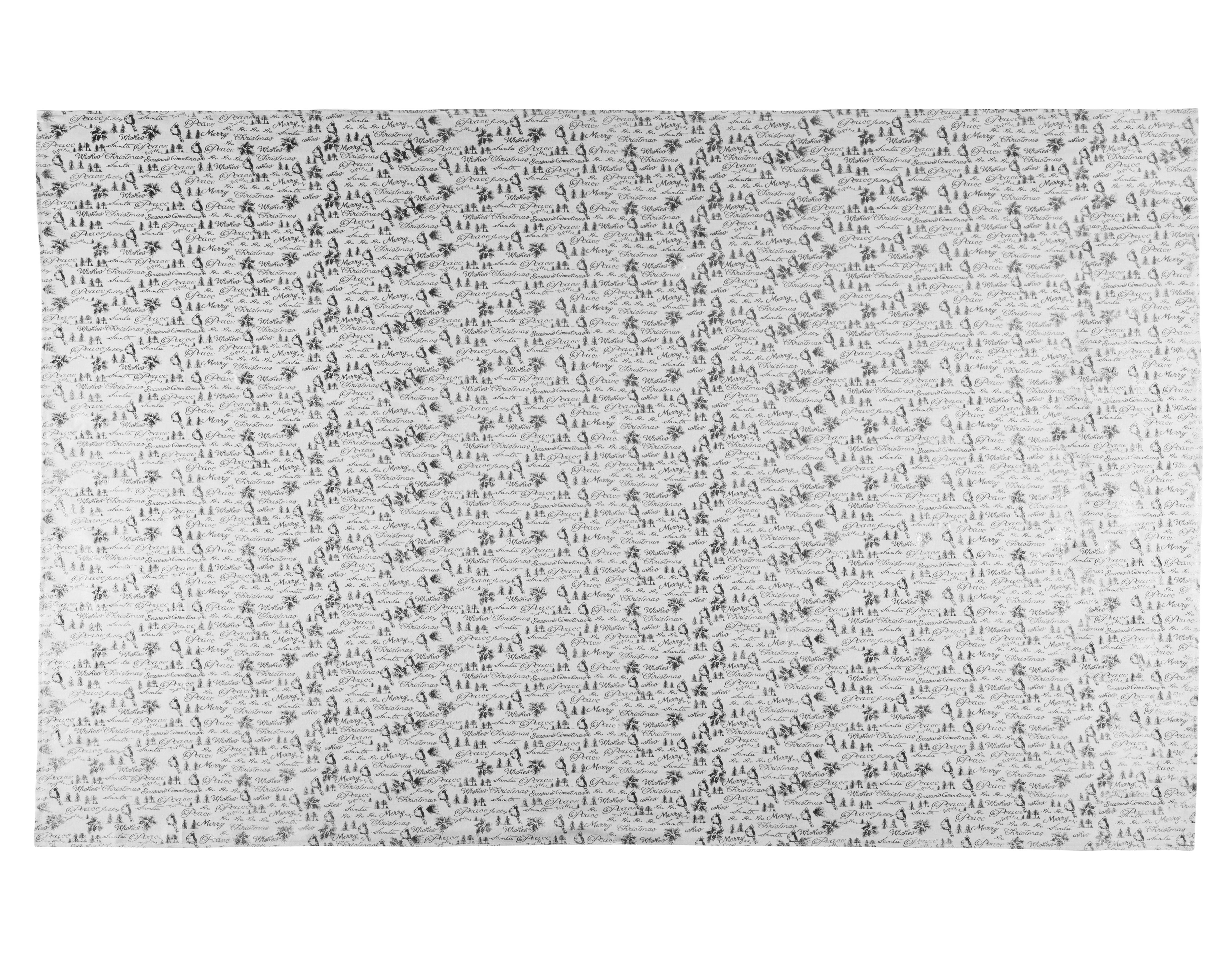 Tischdecke X-Mas in verschiedenen Dessins - Silberfarben/Weiß, Textil (140/230cm) - Mömax modern living