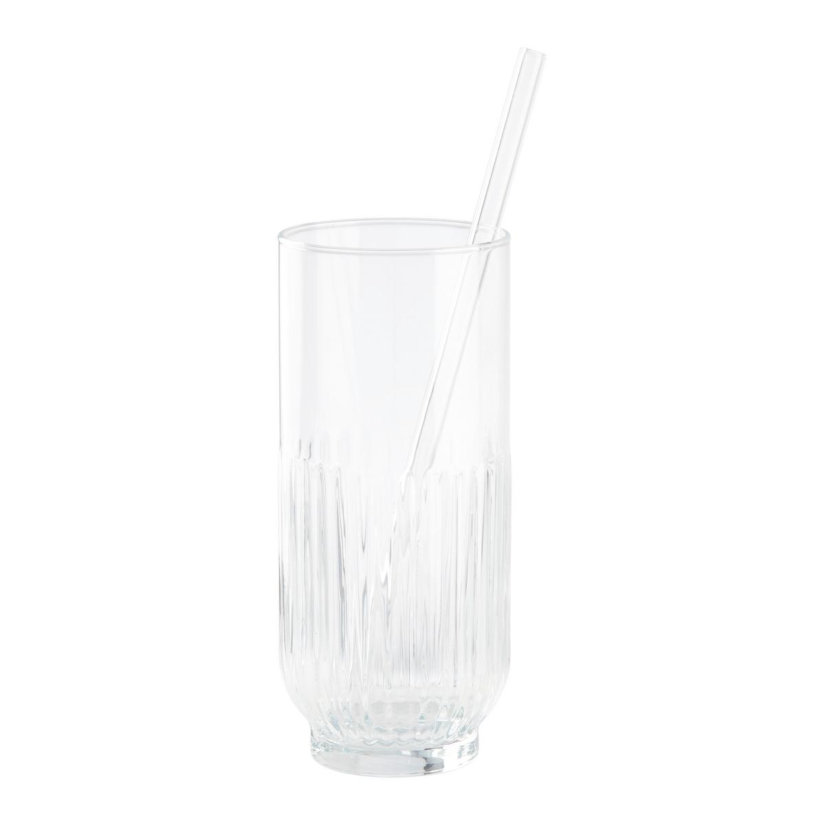 Slamka Jessy - prozirno, staklo (20cm) - Premium Living