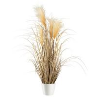 Kunstpflanze Pampasgras I in Naturfarben - Naturfarben, MODERN, Kunststoff (92cm) - Modern Living