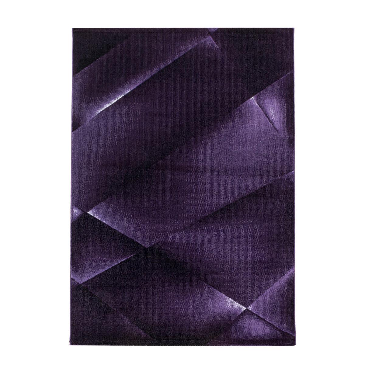Webteppich Costa Lila ca. 80x250cm - Lila, Design, Textil (80/250cm)