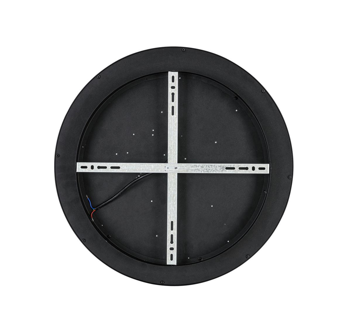 Led Svjetiljka Stropna Flache - crna, Moderno, metal/plastika (50/9cm) - Mömax