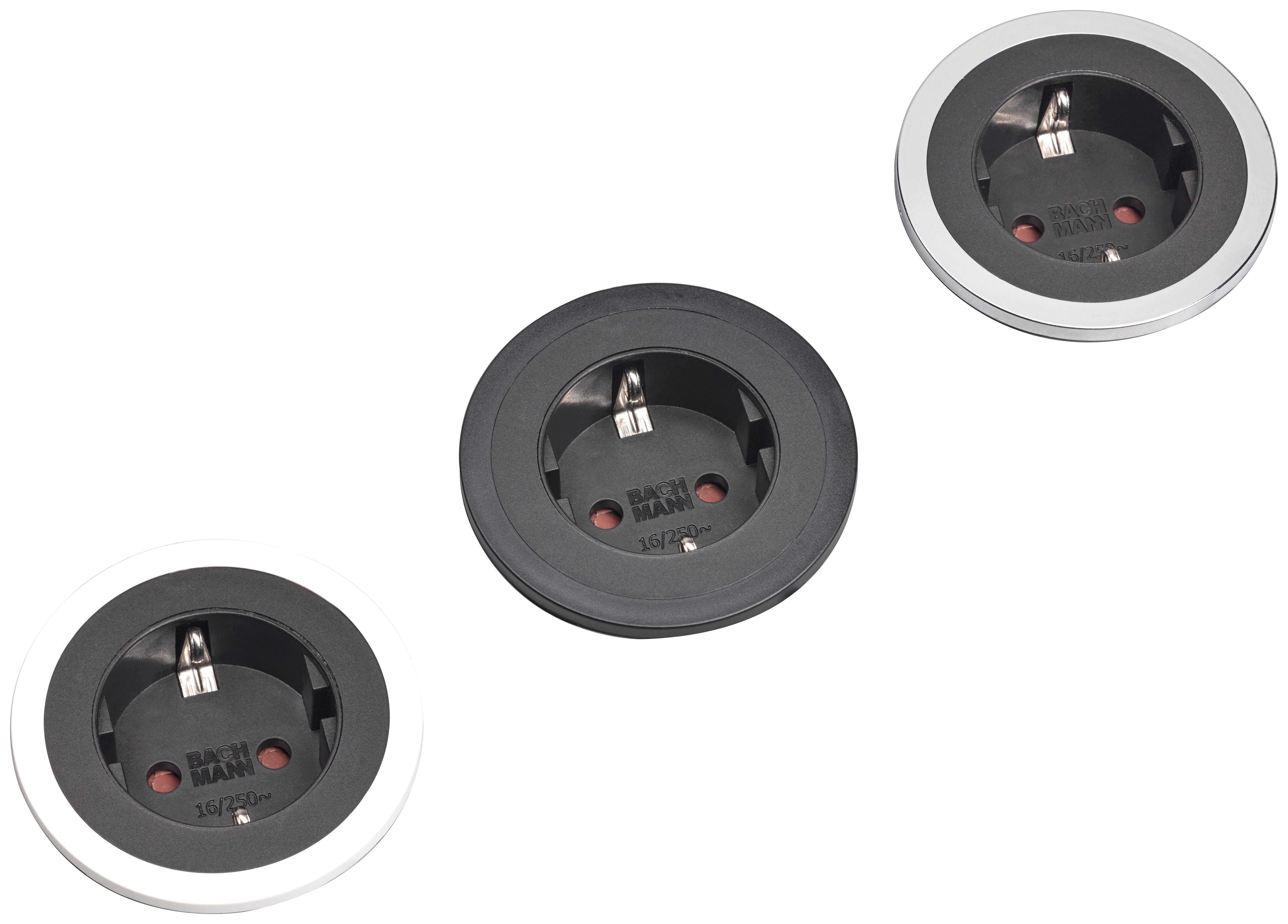 Steckdosenelement 4734197 in Schwarz - Schwarz, Kunststoff - HKT