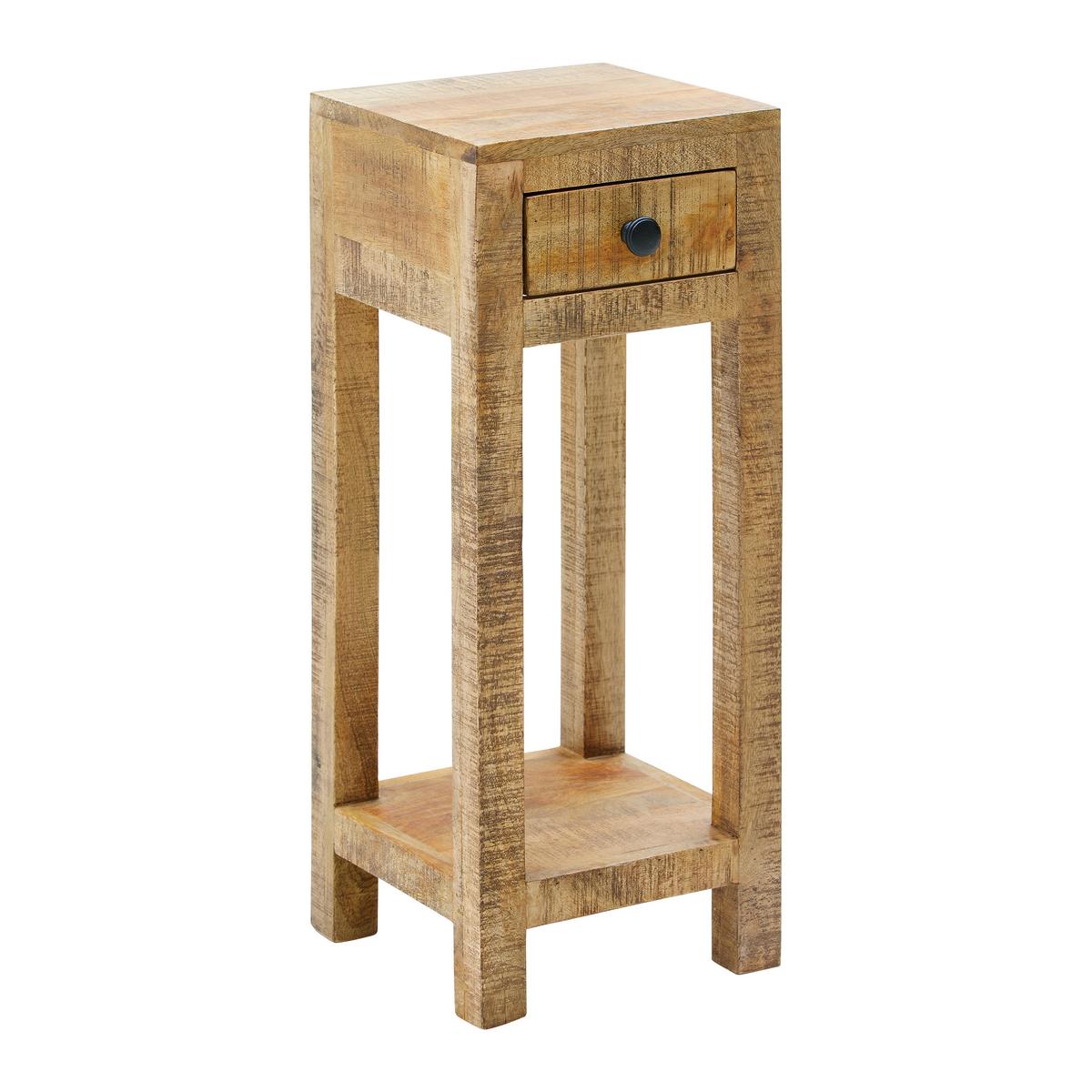 Blumentisch in Naturfarben - Naturfarben, Natur, Holz (30/75/30cm) - Mömax